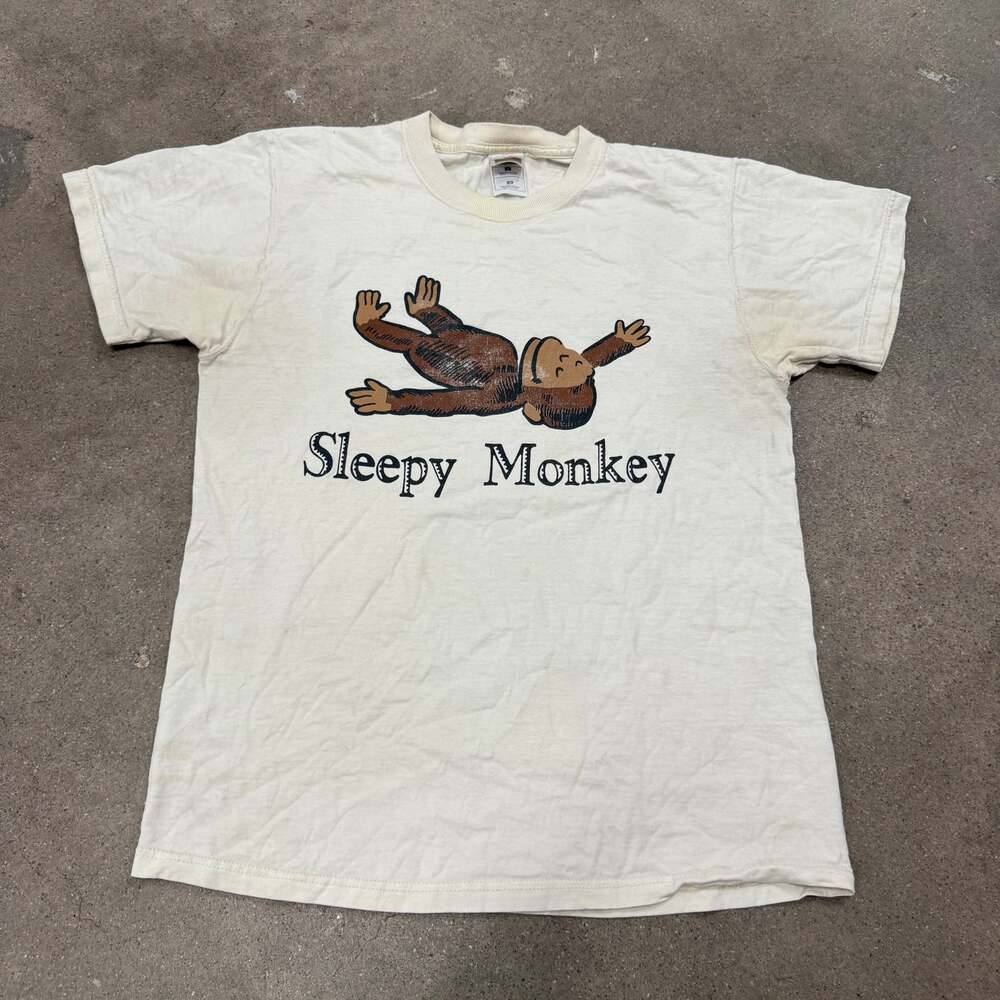 Vintage Widespread Panic Phish Sleepy Monkey Album Band T Shirt White Medium